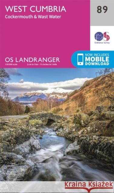 West Cumbria, Cockermouth & Wast Water Ordnance Survey 9780319261873 Ordnance Survey