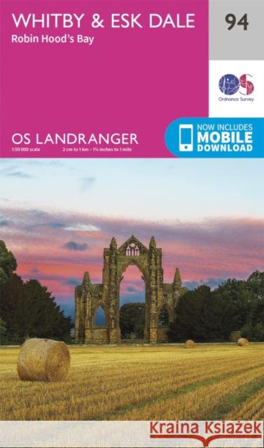 Whitby, Esk Dale & Robin Hood's Bay Ordnance Survey 9780319261927 Ordnance Survey
