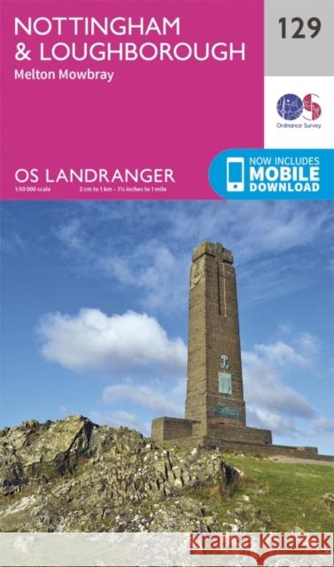 Nottingham & Loughborough, Melton Mowbray Ordnance Survey 9780319262276 Ordnance Survey