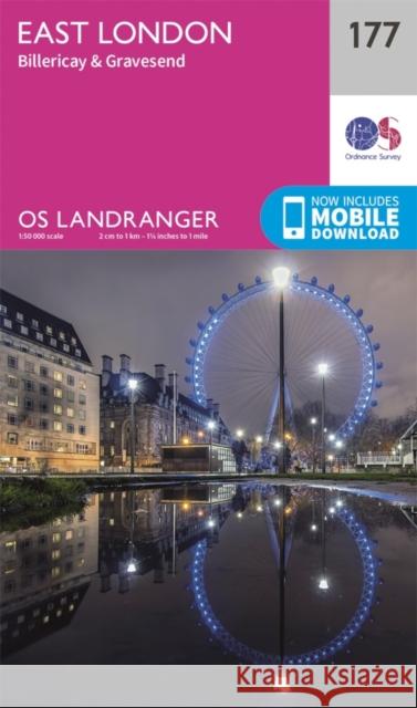 East London, Billericay & Gravesend Ordnance Survey 9780319262757 Ordnance Survey