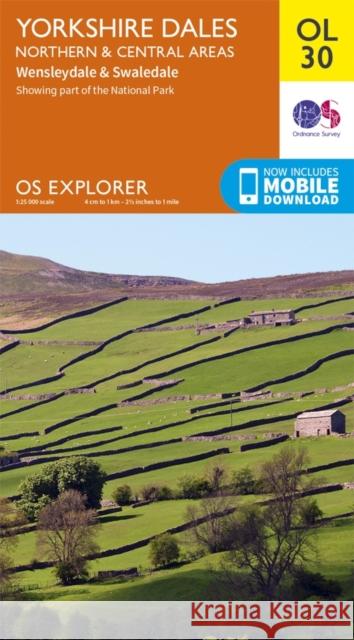 Yorkshire Dales Northern & Central Ordnance Survey 9780319263358 Ordnance Survey