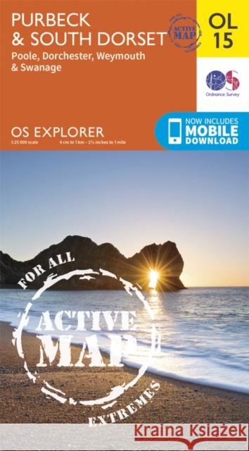 Purbeck & South Dorset, Poole, Dorchester, Weymouth & Swanage Ordnance Survey 9780319469330 Ordnance Survey