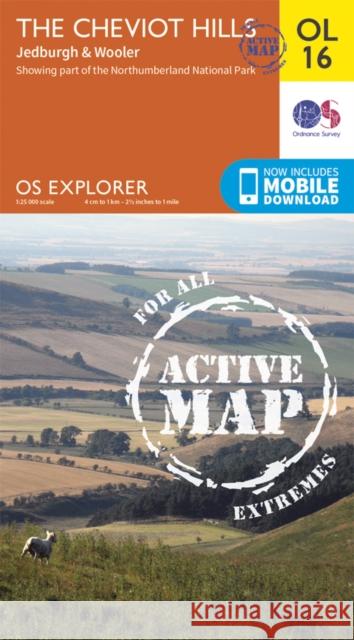 The Cheviot Hills, Jedburgh & Wooler Ordnance Survey 9780319469347 Ordnance Survey