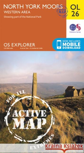 North York Moors - Western Area Ordnance Survey 9780319469446 Ordnance Survey