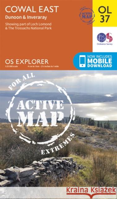 Cowal East, Dunoon & Inverary Ordnance Survey 9780319469552