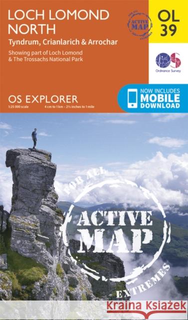 Loch Lomond North, Tyndrum, Crianlarich & Arrochar Ordnance Survey 9780319469576 Ordnance Survey