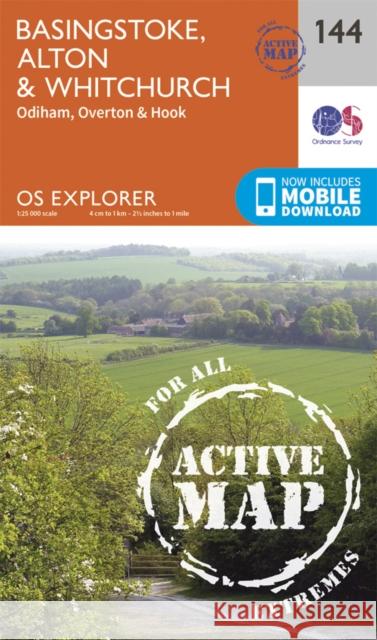 Basingstoke, Alton and Whitchurch Ordnance Survey 9780319470169