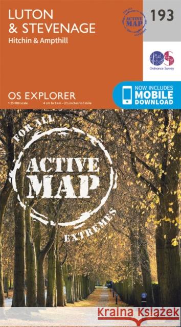 Luton and Stevenage Ordnance Survey 9780319470657