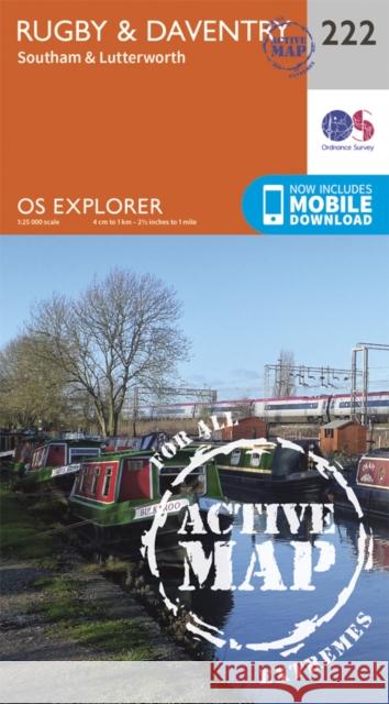 Rugby and Daventry, Southam and Lutterworth Ordnance Survey 9780319470947