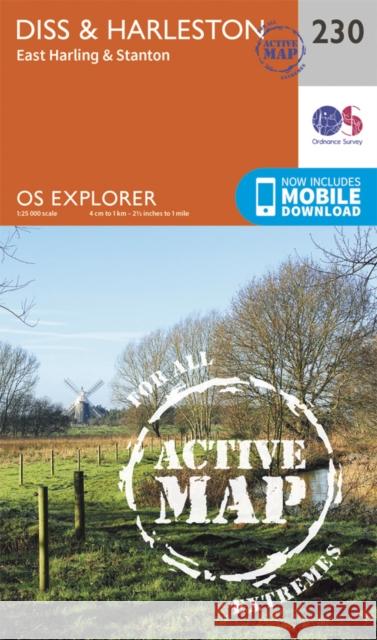 Diss & Harleston Ordnance Survey 9780319471029