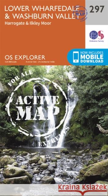 Lower Wharfedale and Washburn Valley Ordnance Survey 9780319471692