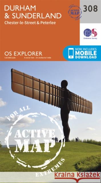 Durham and Sunderland Ordnance Survey 9780319471807