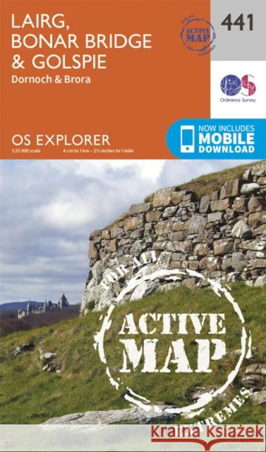 Lairg, Bonar Bridge and Golspie Ordnance Survey 9780319472934