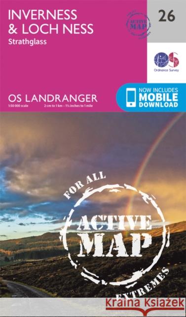 Inverness & Loch Ness, Strathglass Ordnance Survey 9780319473498 Ordnance Survey