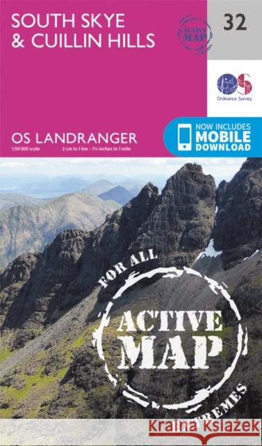 South Skye & Cuillin Hills Ordnance Survey 9780319473559