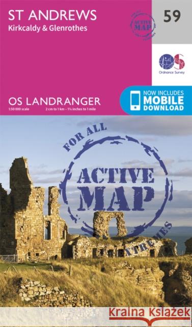St Andrews, Kirkcaldy & Glenrothes Ordnance Survey 9780319473825