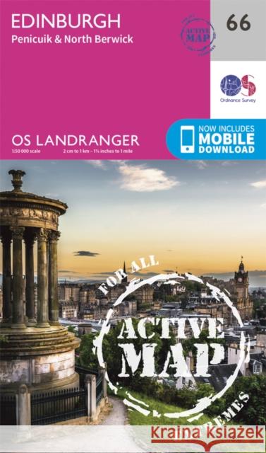 Edinburgh, Penicuik & North Berwick Ordnance Survey 9780319473894