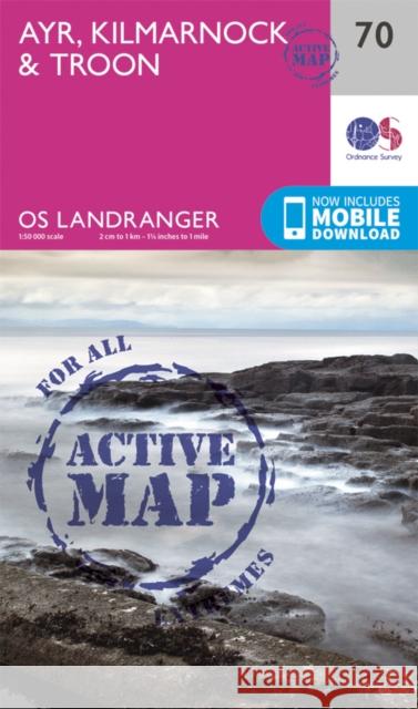 Ayr, Kilmarnock & Troon Ordnance Survey 9780319473931