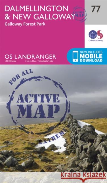 Dalmellington & New Galloway, Galloway Forest Park Ordnance Survey 9780319474006