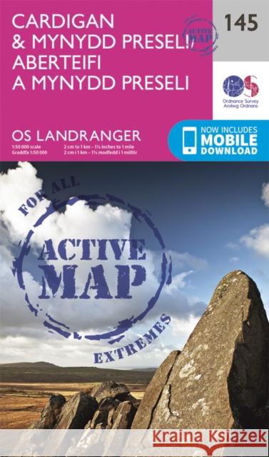 Cardigan & Mynydd Preseli Ordnance Survey 9780319474686