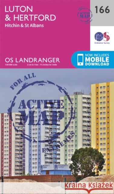 Luton, Hertford, Hitchin & St Albans Ordnance Survey 9780319474891 Ordnance Survey