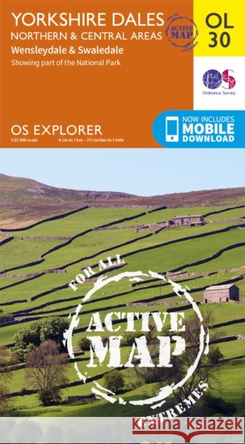Yorkshire Dales Northern & Central Ordnance Survey 9780319475379 Ordnance Survey