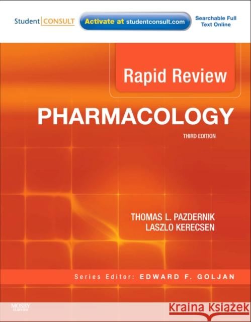 Pharmacology Pazdernik, Thomas L. 9780323068123 Mosby