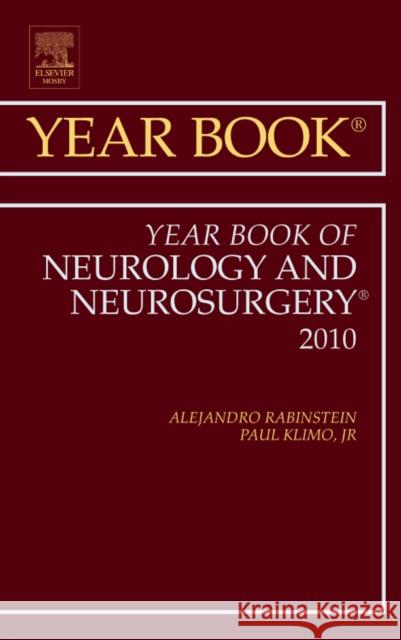 Year Book of Neurology and Neurosurgery: Volume 2010 Rabinstein, Alejandro A. 9780323068352 0