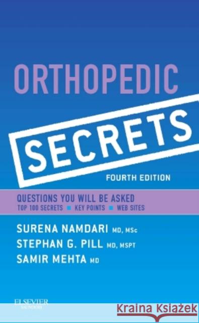 Orthopedic Secrets Samir Mehta 9780323071918 Elsevier Mosby