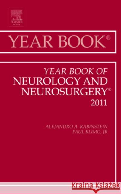 Year Book of Neurology and Neurosurgery: Volume 2011 Rabinstein, Alejandro A. 9780323084185 0