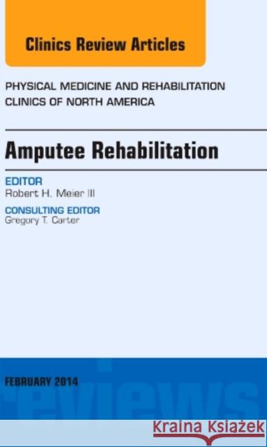 Amputee Rehabilitation, an Issue of Physical Medicine and Rehabilitation Clinics of North America: Volume 25-1 Meier III, Robert 9780323266789