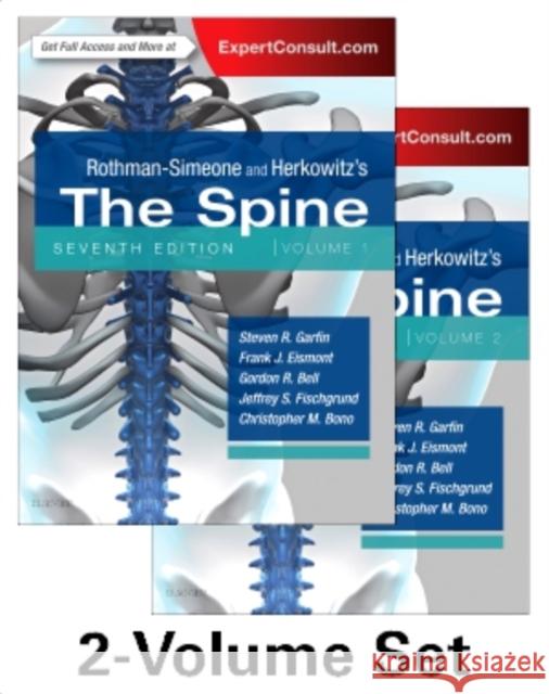 Rothman-Simeone and Herkowitz's the Spine, 2 Vol Set Garfin, Steven R. 9780323393973 Elsevier