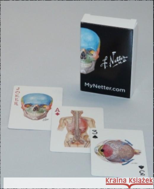 Netter Playing Cards: Netter's Anatomy Art Card Deck (Single Pack) Frank H. Netter   9780323553797