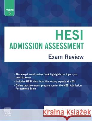 Admission Assessment Exam Review HESI 9780323582261 Elsevier