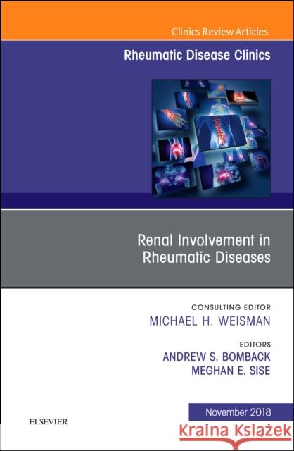 Renal Involvement in Rheumatic Diseases , An Issue of Rheumatic Disease Clinics of North America Meghan Elizabeth Sise 9780323641739 Elsevier - Health Sciences Division