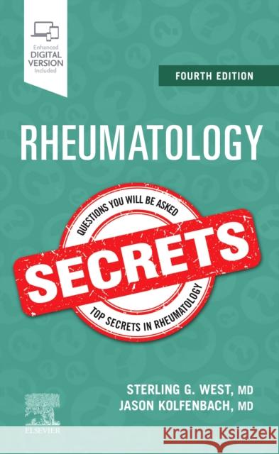 Rheumatology Secrets Sterling West 9780323641869 Elsevier - Health Sciences Division