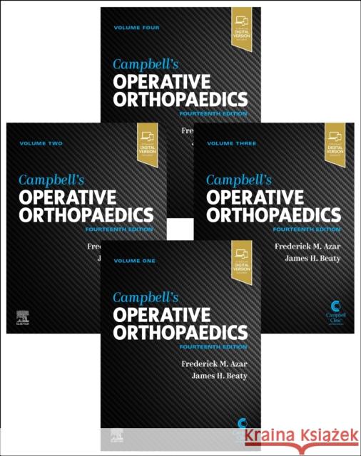 Campbell's Operative Orthopaedics, 4-Volume Set Frederick M. Azar S. Terry Canale James H. Beaty 9780323672177