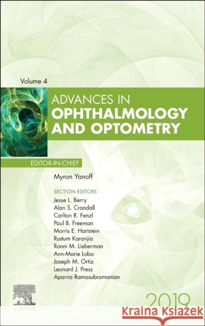 Advances in Ophthalmology and Optometry, 2019  9780323711999 Elsevier - Health Sciences Division