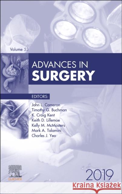 Advances in Surgery, 2019  9780323722582 Elsevier - Health Sciences Division
