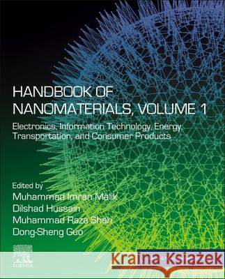 Handbook of Nanomaterials, Volume 1  9780323955119 Elsevier - Health Sciences Division