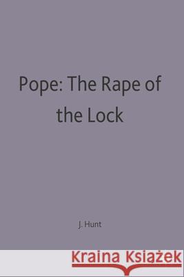 Pope: The Rape of the Lock  9780333069950 PALGRAVE MACMILLAN