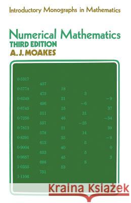 Numerical Mathematics Moakes, A. J. 9780333146866 Palgrave MacMillan