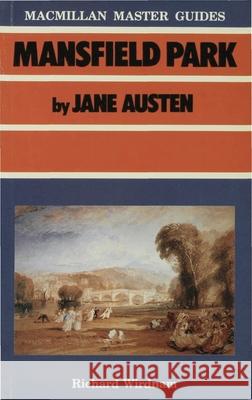 Mansfield Park by Jane Austen Richard Wirdnam 9780333374290 Bloomsbury Publishing PLC