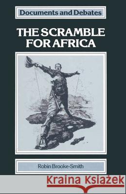 The Scramble for Africa Brooke-Smith, Robin 9780333424919