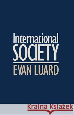 International Society Luard Evan 9780333487280