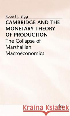 Cambridge and the Monetary Theory of Production Bigg, R. 9780333516577