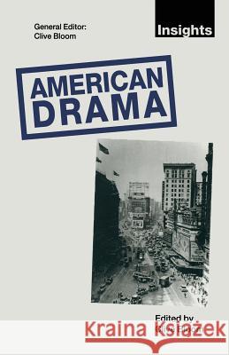 American Drama Clive Bloom Brian Docherty 9780333532874 MacMillan