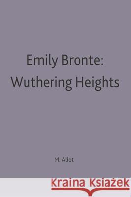 Emily Bronte: Wuthering Heights  9780333533680 PALGRAVE MACMILLAN