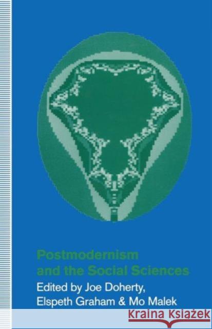 Postmodernism and the Social Sciences Joe Doherty Joe Doherty Elspeth Graham 9780333534533 Palgrave MacMillan