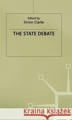 State Debate Clarke, Simon 9780333535844